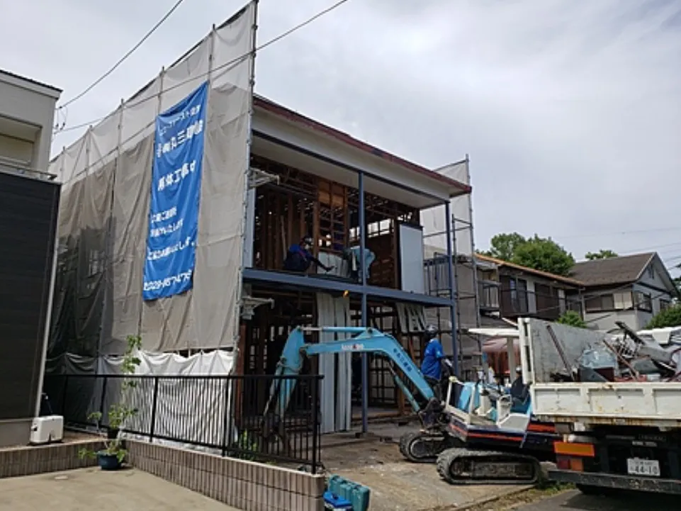 木造2階建解体工事