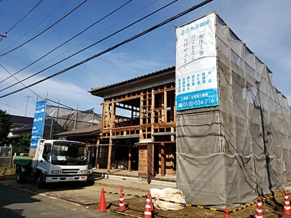 木造2階建解体工事