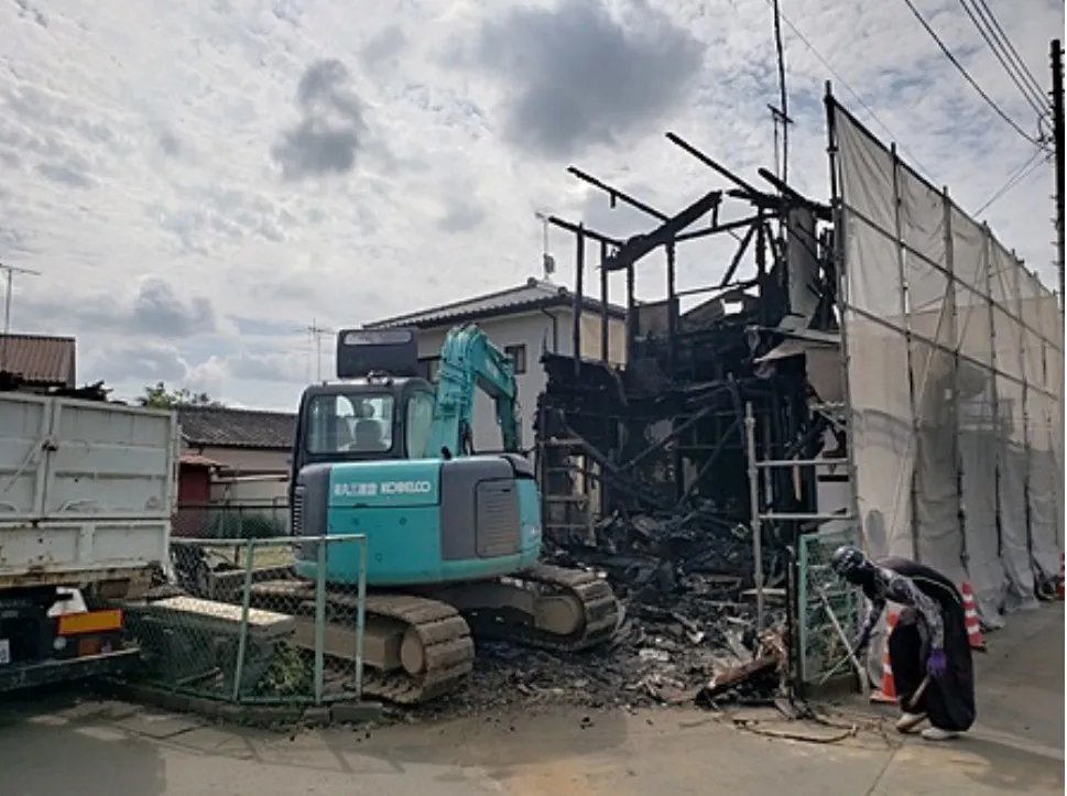 木造2階建解体工事