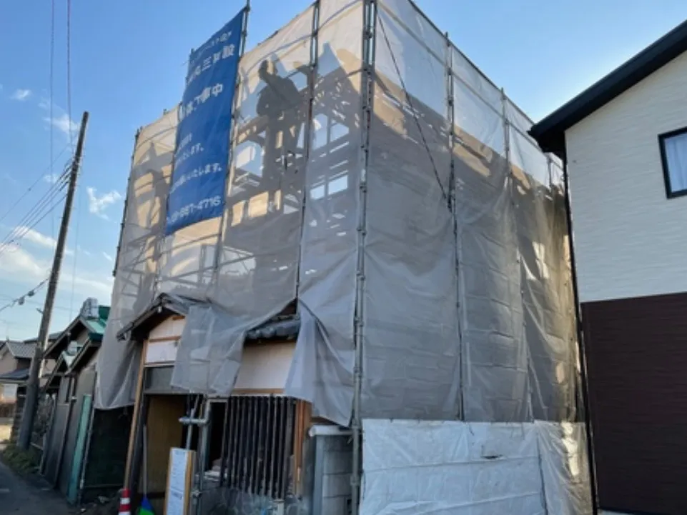 木造2階建解体工事